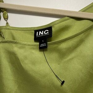 INC International Concepts Lime Green Blouse